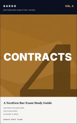 Contracts — BARGO NextGen Bar Exam Study Guide cover