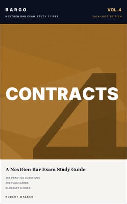 Contracts — BARGO NextGen Bar Exam Study Guide cover