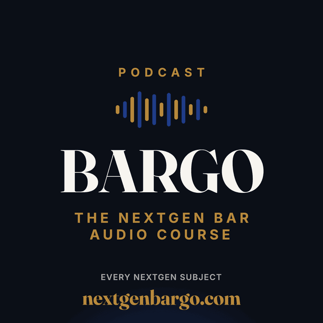 BARGO — The NextGen Bar Audio Course cover art